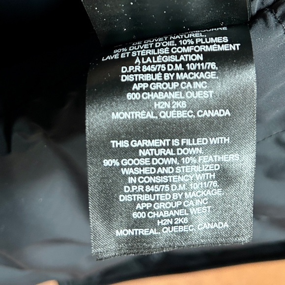 Mackage Black Calla-X Down Jacket (Size Medium) - Picture 7 of 16